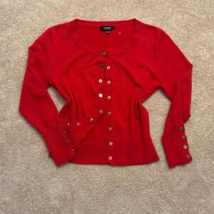 Premise Studio Red Cardigan Size S